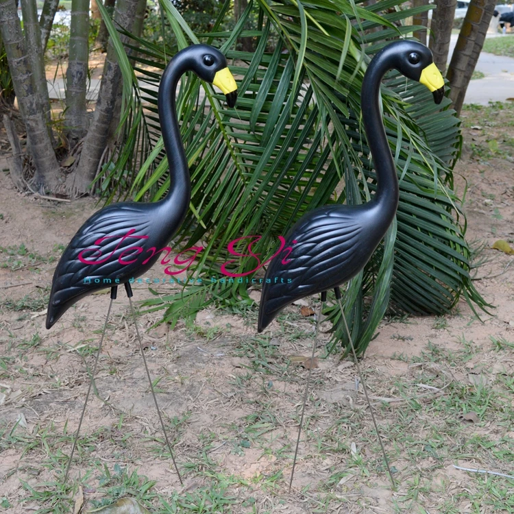 1 пара пластик розовый Фламинго Сад Двор Пейзаж украшения Свадебная вечеринка