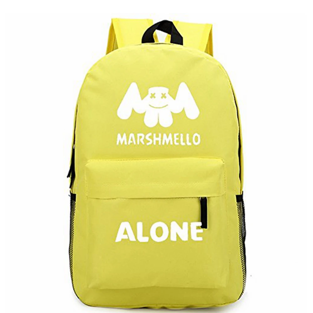 XCOSER DJ Marshmello рюкзак косплей черный и белый Оксфорд ткань шаблон сумка Высокое