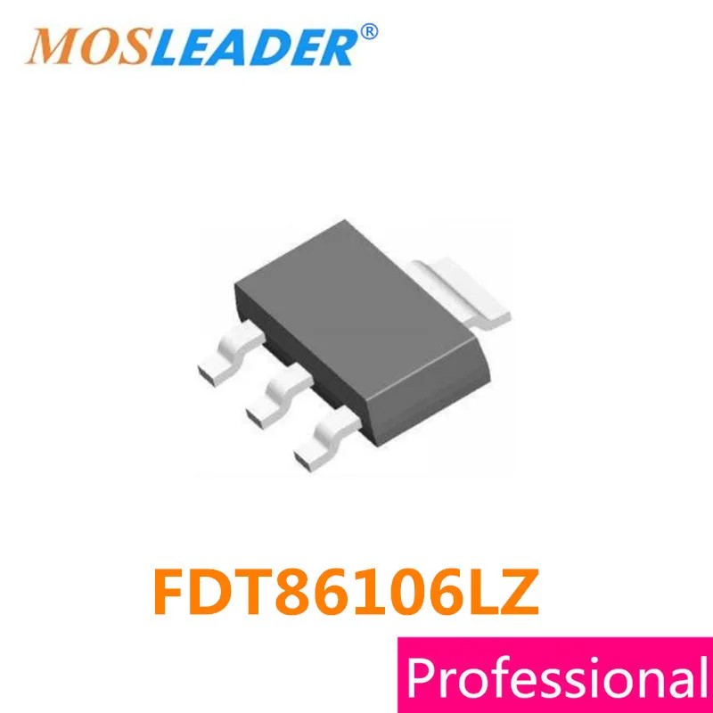 Mosleader FDT86106LZ SOT223 100 шт. 1000 FDT86106 86106LZ N channel в А сделано Китае высокое