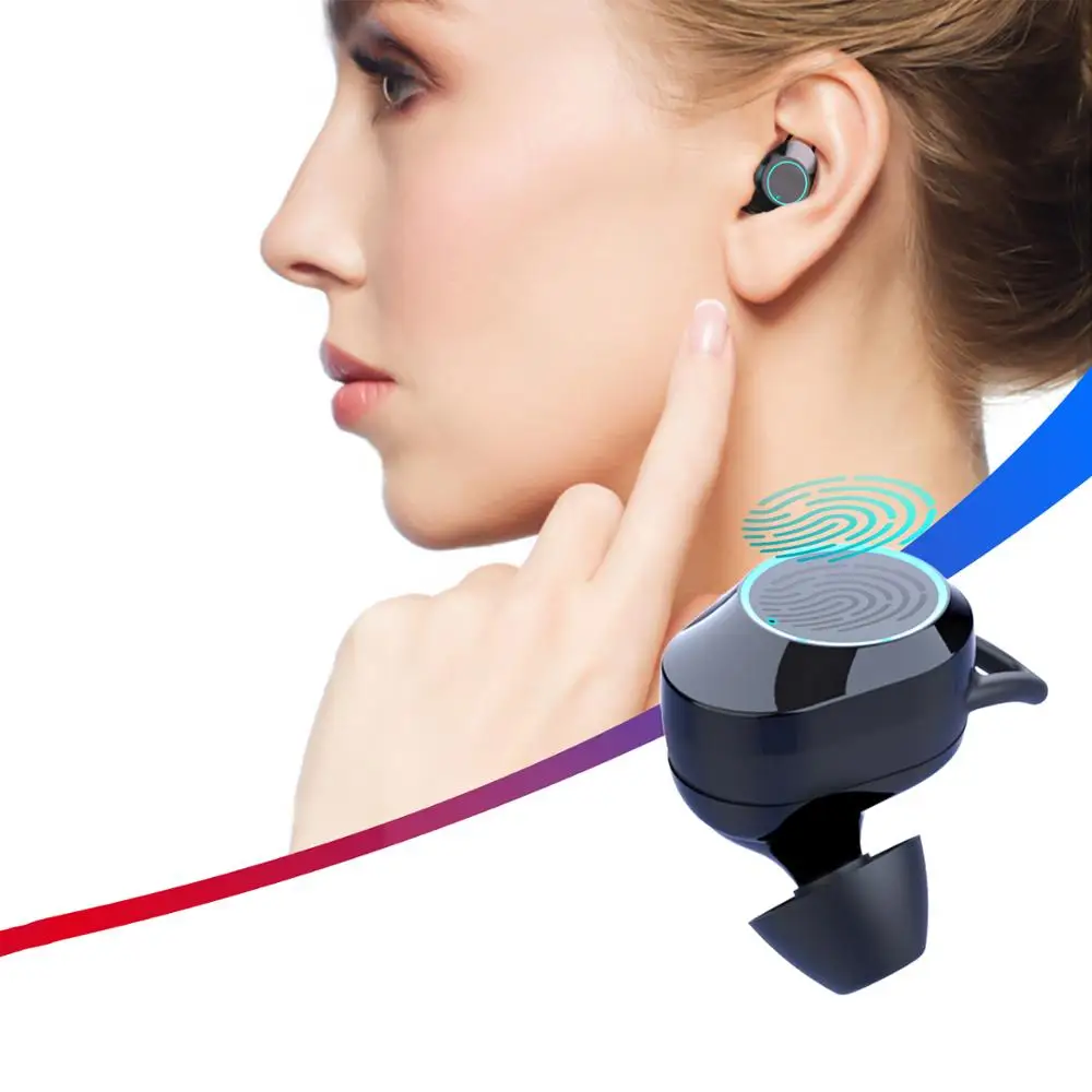 TWS 5,0 Bluetooth 6D стерео наушники беспроводные наушники IPX7 водонепроницаемые наушники 3300 мАч светодиодный умный внешний аккумулятор держатель для телефона