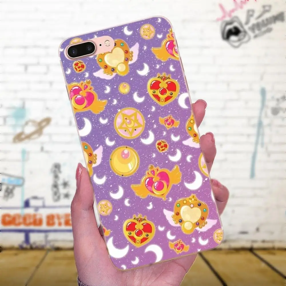 Sailor Moon Аниме Мягкий Силиконовый ТПУ прозрачный живой телефон любви для Xiaomi Redmi Note