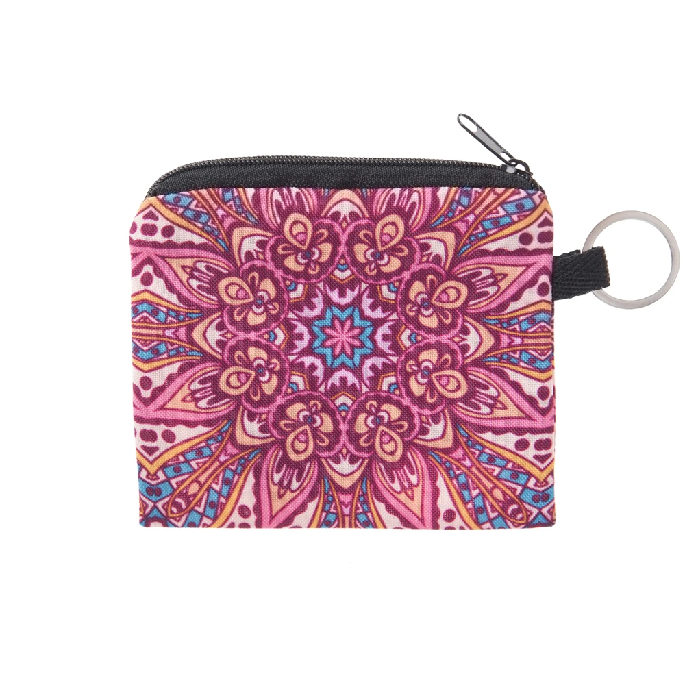 Мини кошелек квадратный женский с принтом на молнии|money bag|square walletbrand coin purse |