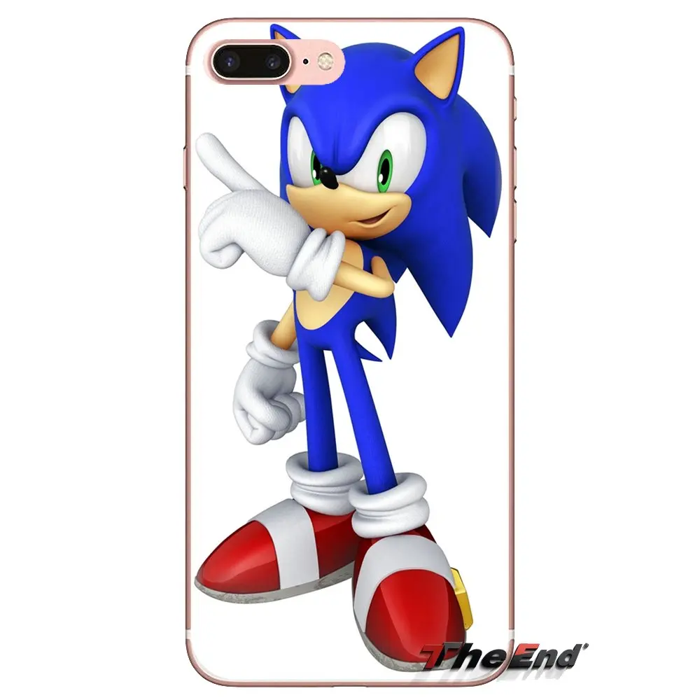 Мягкие прозрачные чехлы для iPod Touch Apple iPhone 4 4S 5 5S SE 5C 6 6S 7 8 X XR XS Plus MAX Sonic the Hedgehog |