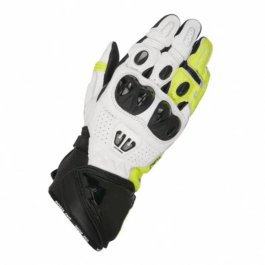 100% кожаные перчатки GP PRO R2 мотоциклетные длинные гоночные противоударные