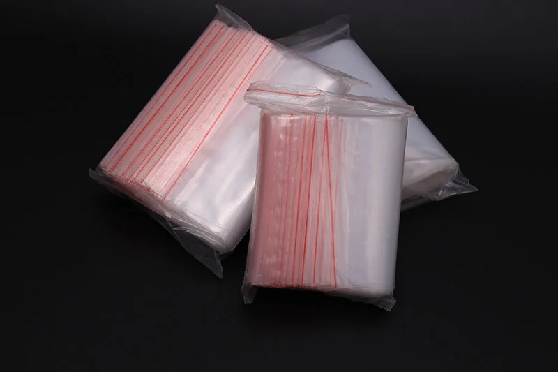 Прозрачные пластиковые пакеты 4x6 см многоразовые маленькие из целлофана