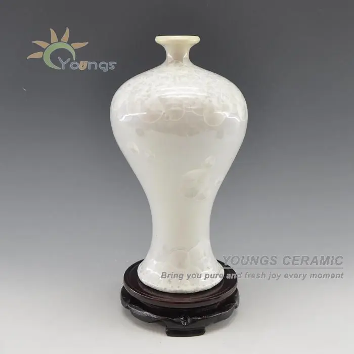 Цзиндэчжэнь керамические кристаллические глазурованные белые вазы|white vase|jingdezhen