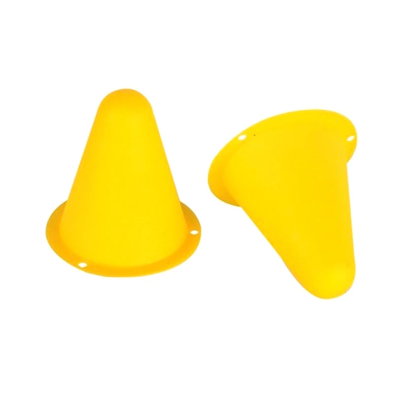 Yellow 10 шт./лот конусы конусов для катания на коньках, футбол, маркер, чашка для тренировки скорости, слалом, роликовые коньки, маркировочная чашка - Цвет: Yellow