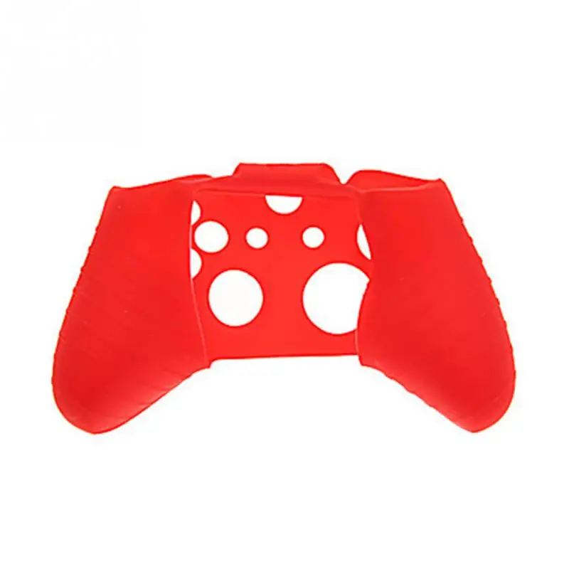 red Высокое качество силиконовый игровой коврик Обложка протектор для xbox ONE геймпад чехол - Цвет: red