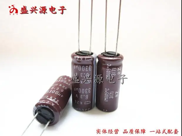 Бесплатная доставка алюминиевый электролитический конденсатор 6.3v3300uf 3300uf6.3v