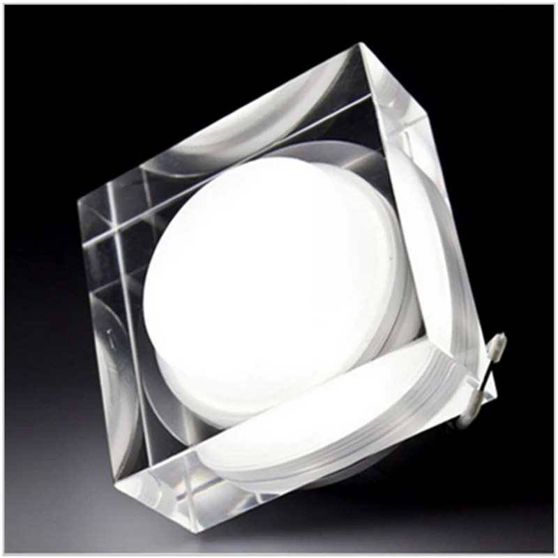 Встраиваемый светодиодный потолочный светильник квадратный 1 Вт 3 5 7 в виде