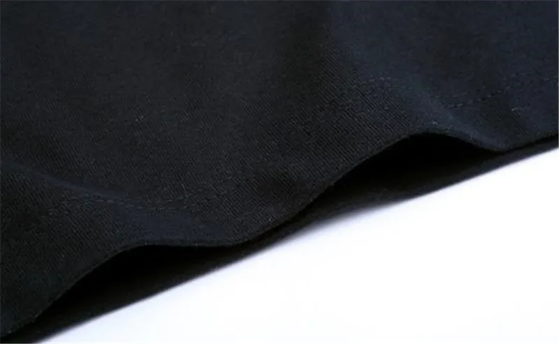 2017 Мода Фатальная Clothing Veracruz мужской Черный Короткий Рукав Мотоцикл Байкер Muerta