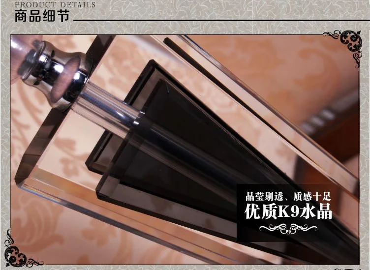 Большая Модная современная настольная лампа с кристаллами прикроватная для