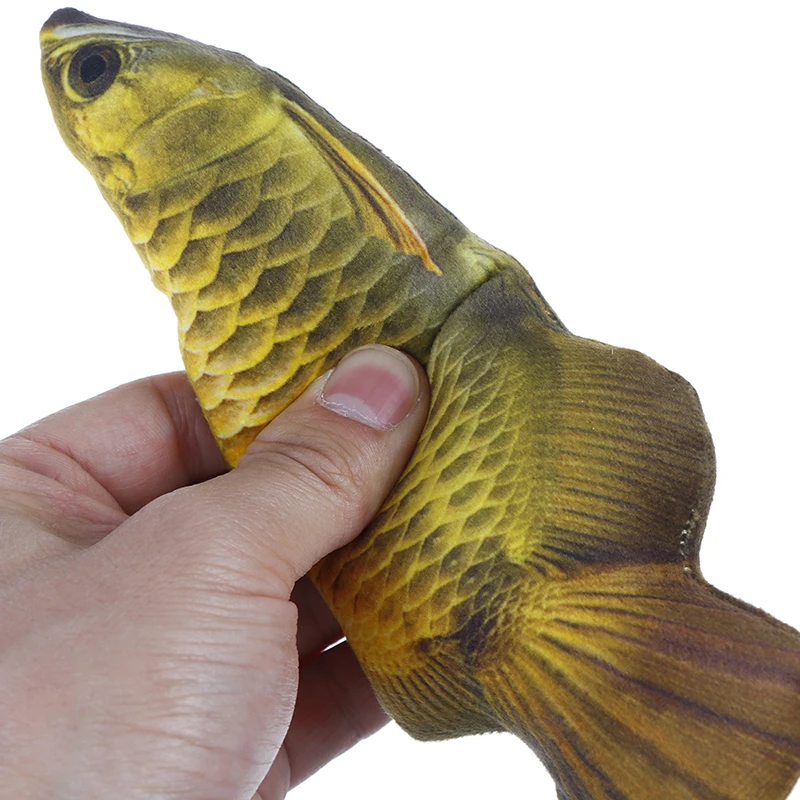 Забавное моделирование карпа чучела рыбы плюшевые игрушки животных дети