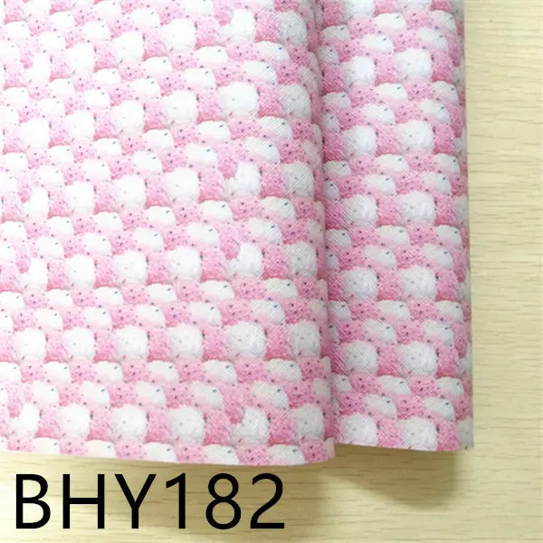 BHY182 1 шт./7,6*12 дюймов с рисунками героев мультфильма кожа viny ткань BHY182 - Цвет: BHY182