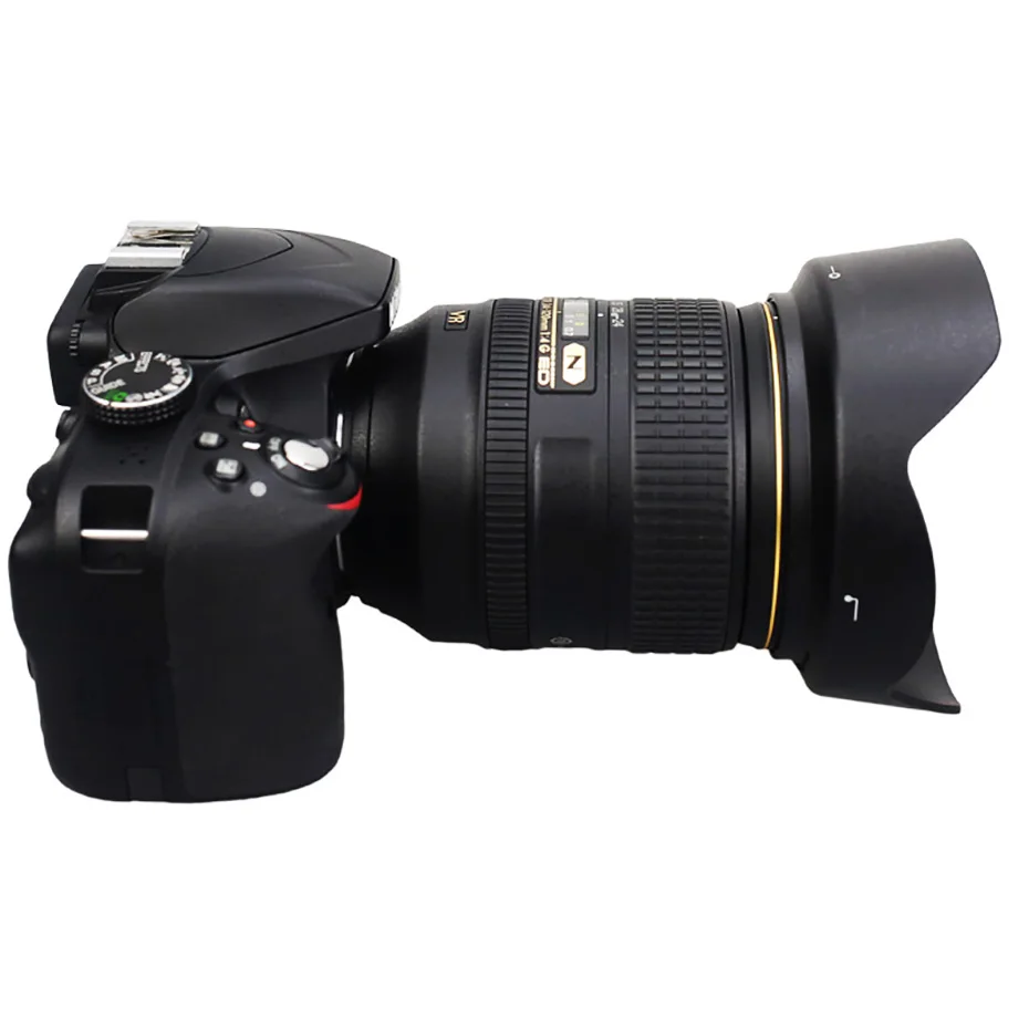 HB-53 Lenses Hood Reversible Camera Lens Accessories For Nikon AF-S Nikkor 24-120mm F/4G ED VR 77mm Hoods HB 53 | Электроника