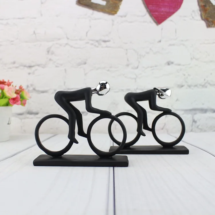 Creative Size Number Couple Resin Handicraft Sports Figure Pendant Living Room Tabletop Car Interior Decoration Article | Дом и сад