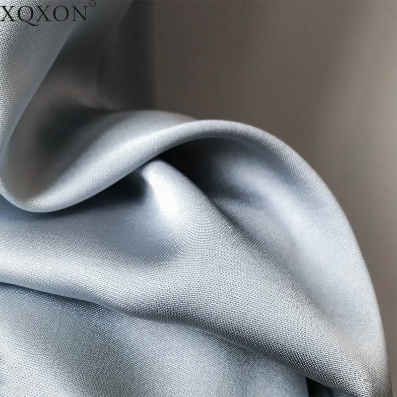 Женское атласное платье роскошный блестящий сарафан в Корейском стиле винтажное