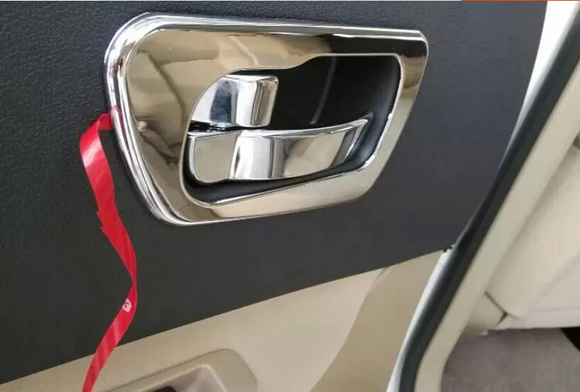 4 * АБС пластик хромированная внутри дверная ручка рамка Накладка для nissan Qashqai Dualis