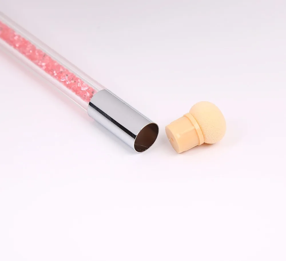 Double-end Nail Art Gradient Shading Dotting Painting Pen Color Image DIY Transfer Rhinestone Dot Paint Gel UV Brush tools | Красота и