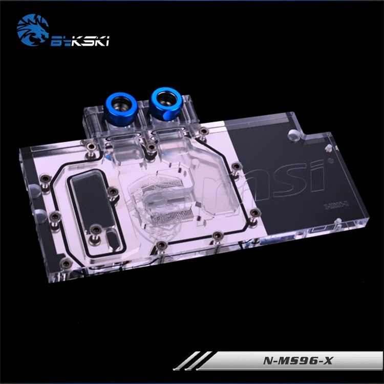 Блок видеокарты Bykski с полным покрытием для MSI GTX960 GAMING 4G / GTX950 2GD5 OC медный водяной