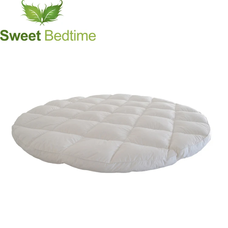 Изготовленные на заказ круглые матрасы для кровати из гусиного пуха татами