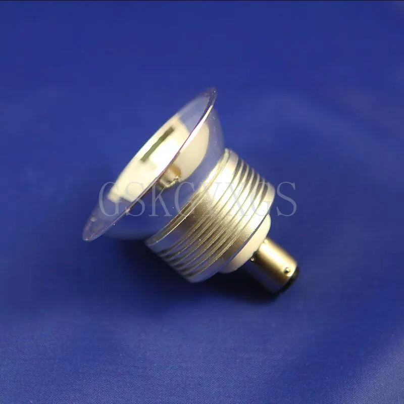 Бесплатная доставка 7W COB AR70 LED BA15D B15 Светодиодная лампа AC85 265/DC12V теплый белый 2700K CRI