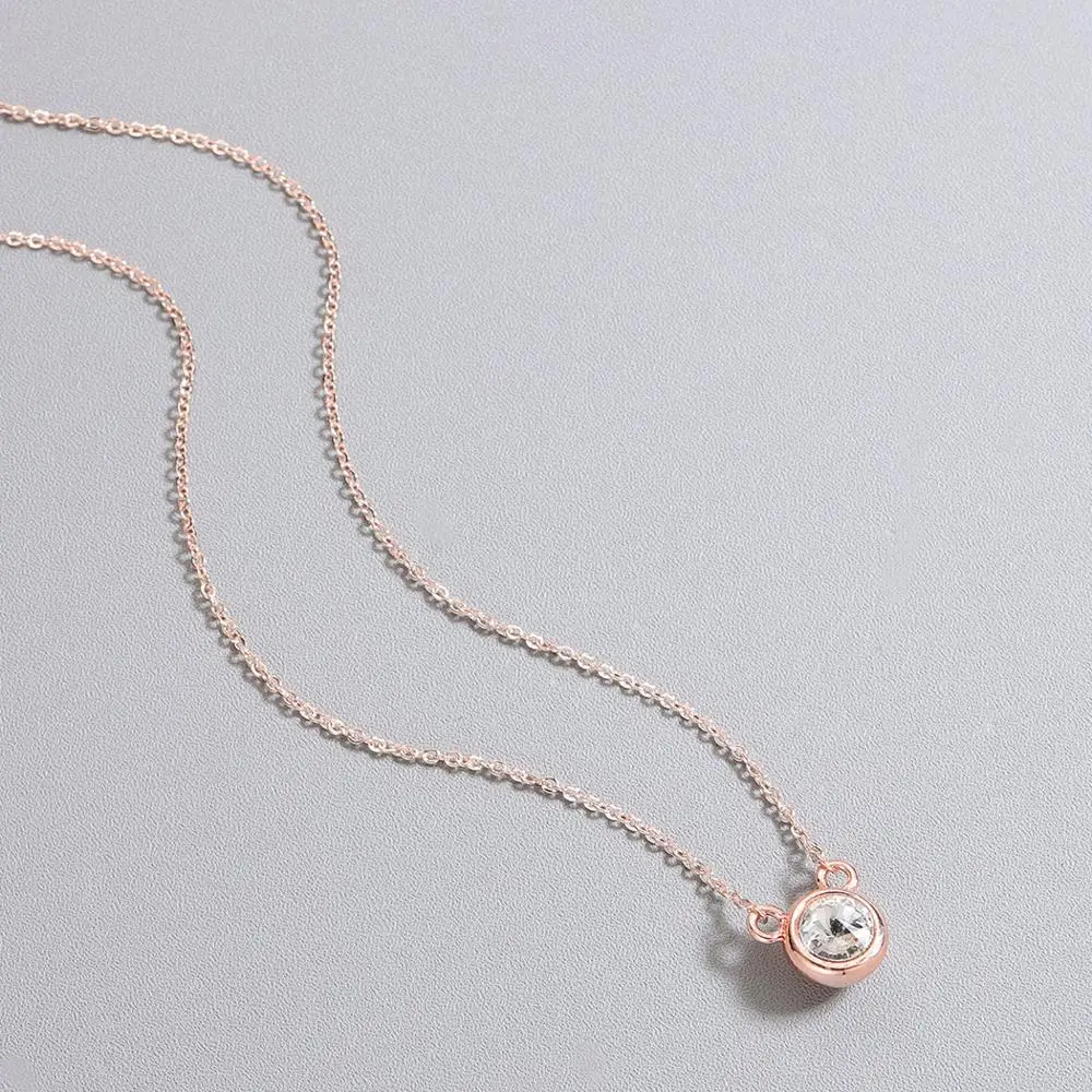 Чандлер Круглый Кубический ожерелье мультфильм мини маленький милый Кристалл