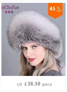 Зимняя шапка шапочки skullies Женщины cap Теплый меховой помпон толщиной с натуральным лисьим мехом cap натурального меха шляпа женская вязаная шапка женская крышка
