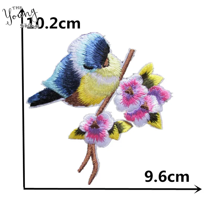 Мультяшная декоративная нашивка с вышитым рисунком аппликация для