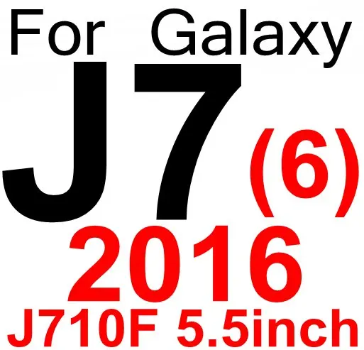 J710 J7 2016 2 шт. закаленное Стекло для samsung Galaxy A3 A5 A7 A300 A510 A310 S5 S6 J5 J7 j510 j710 Экран защитная плёнка для НУА Вэй sklo - Цвет: J710 J7 2016