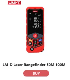 UNI-T LM50D LM100D ручной лазерный дальномер 50 м 100 м Trena лазерный дальномер измерительная лента цифровой аккумулятор