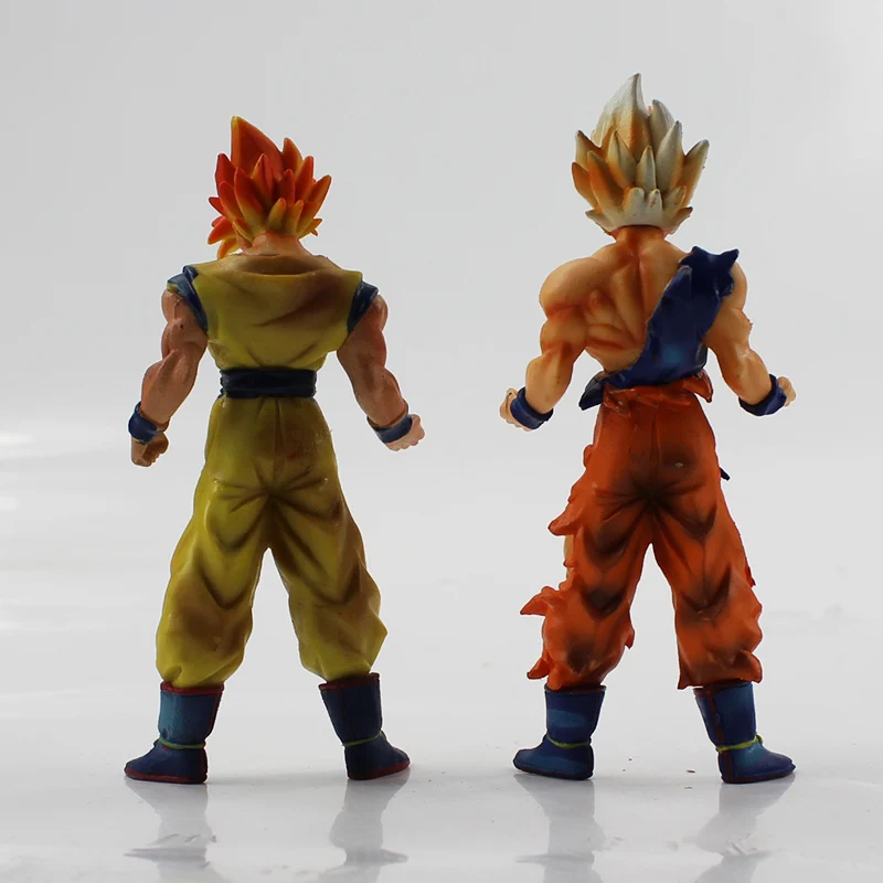 6 шт./лот 14 см аниме Dragon Ball Z Супер Саян Гоку Frieza Beerus Piccolo ПВХ фигурка Модель Коллекционная игрушка