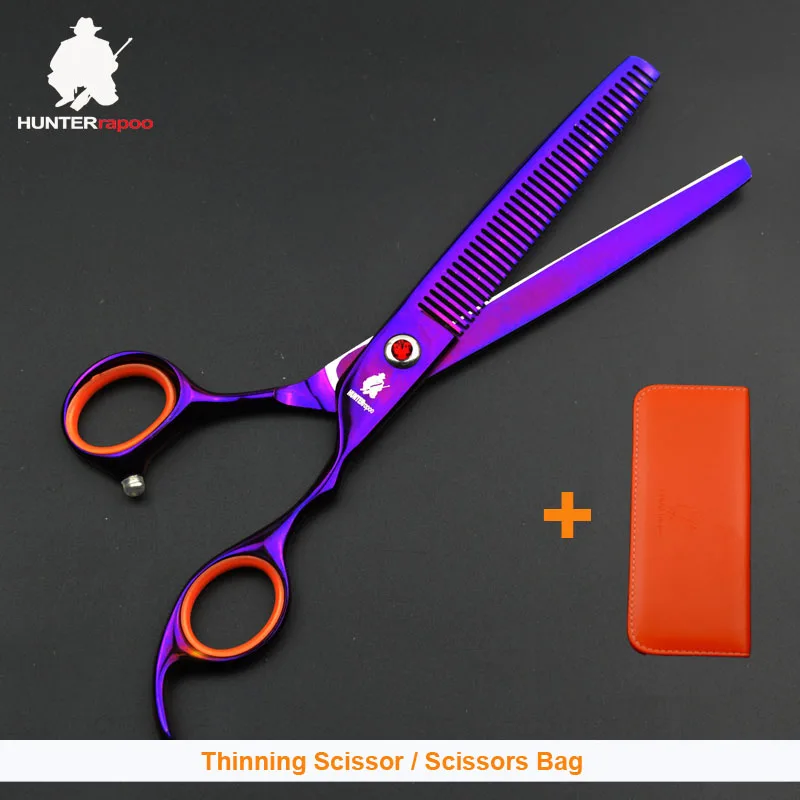 thinner with bag 30% скидка HT9164 7 дюймов ножницы для ухода за домашними животными набор собачья кошачья шерсть Триммер ножницы для стрижки ножницы для ухода за домашними животными машинка для стрижки ногтей - Цвет: thinner with bag