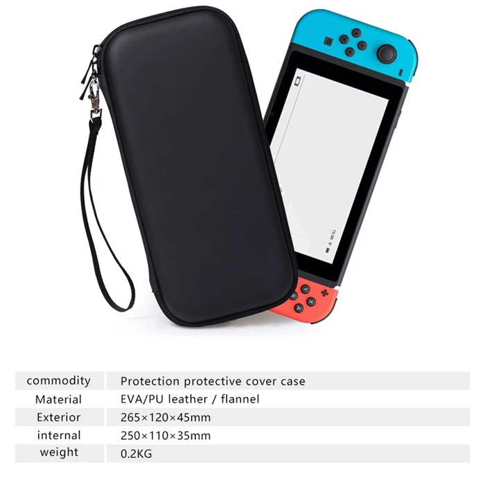 Портативный жесткий чехол для Nintendo Switch водостойкая EVA сумка хранения NS консоль