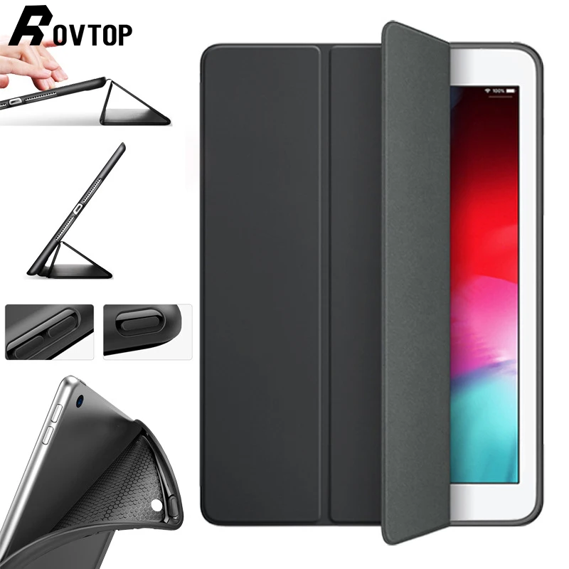 Чехол Rovtop для IPad Air 2 1 3 2017 2018 Pro 9 7 10 5 чехол 6 мягкий силиконовый из искусственной