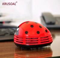 mini ladybug desktop coffee table vacuum cleaner dust collector for home office