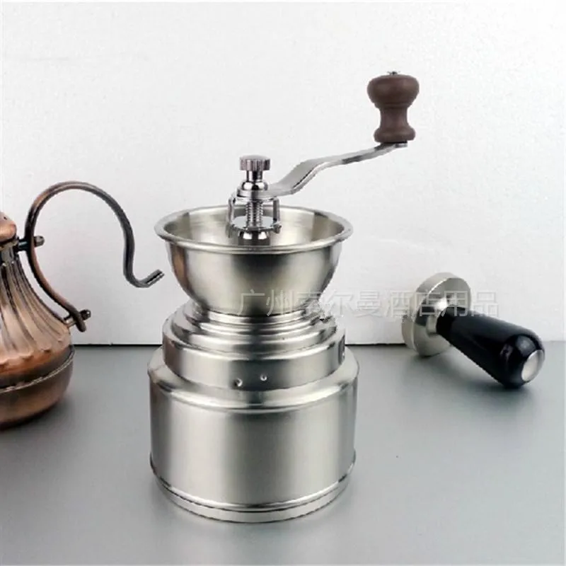 304 нержавеющая сталь кофемолка бытовая ручная практичная мельница для кунжута |