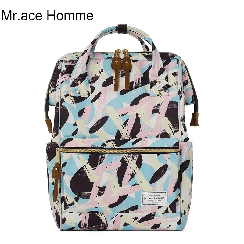 Женская Большая емкость портативный школьные сумки для девочек-подростков Mr. ace
