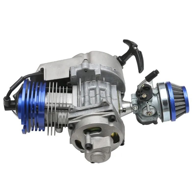 TDPRO гоночный 47cc 49cc 50cc мини 2 тактный двигатель с КАРБЮРАТОРНЫЙ ДВИГАТЕЛЬ ATV грязи питбайк карманный велосипед Скутер