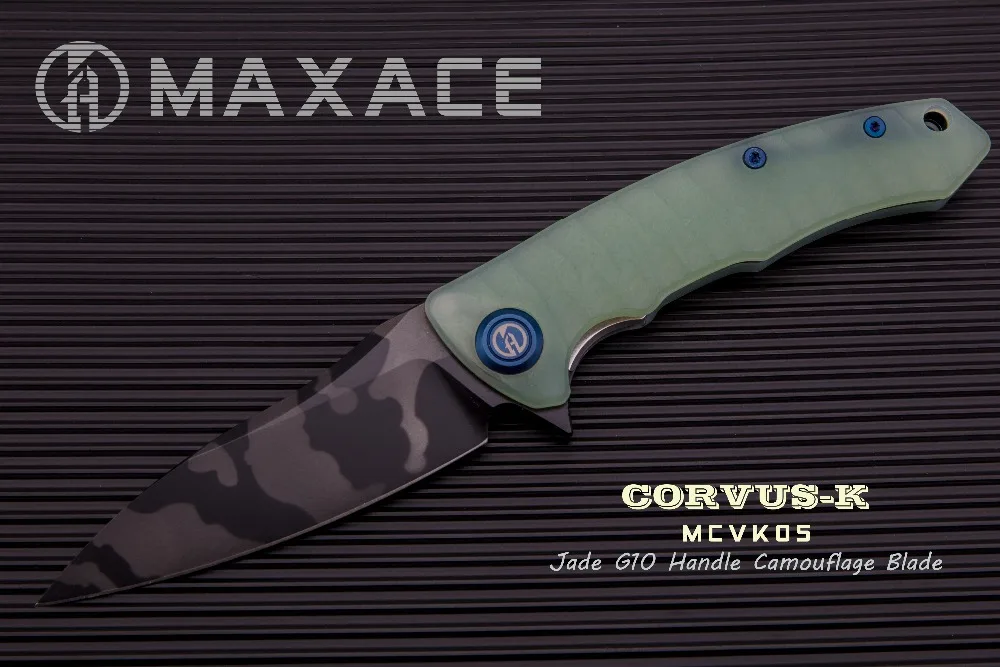 Maxace Corvus-K складной нож Походный нож K110 сталь камуфляжное покрытие лезвие