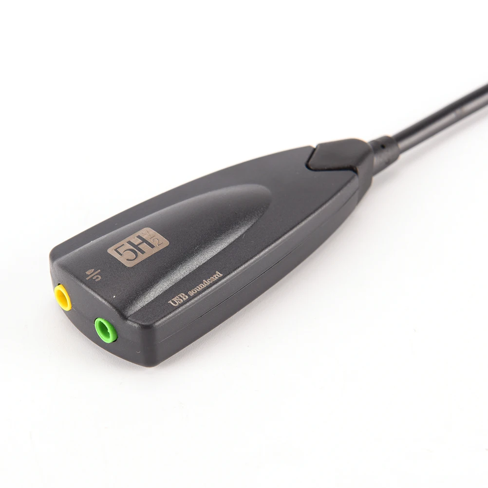 Внешняя звуковая карта USB 5H V2 7 1 аудиоадаптер к 3D CH виртуальный канал дорожка для