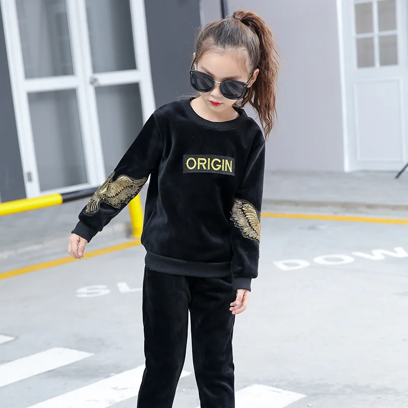 Детская одежда костюм для девочек на осень и зиму Новое поступление Детские