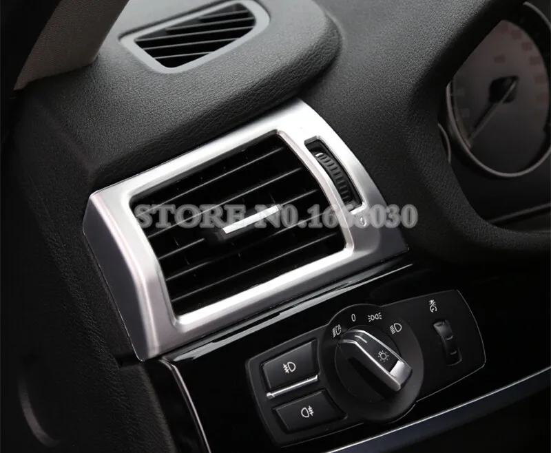 

Inner Center & Side Air Vent Outlet Cover Trim 4pcs For BMW X3 F25 2011-2017 Car accesories interior Car Trim
