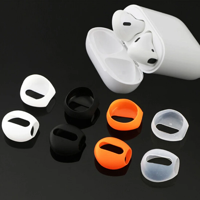 Силиконовые накладки на наушники Airpods 2 шт. пара насадок ушные вкладыши для iphone 7
