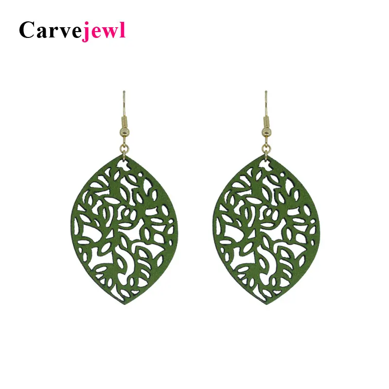 

Carvejewl leather earrings leaf dangle earrings for women jewelry girl gift cute new fashion korean earrings 2019 spring style