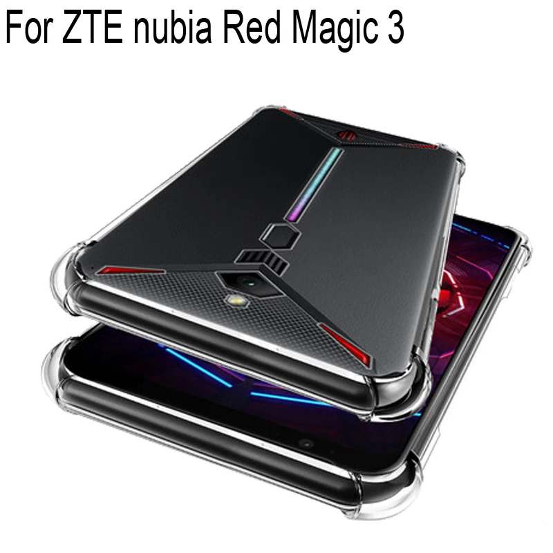 Противоударный чехол с воздушной подушкой для ZTE Nubia Red Magic 3 NX629J силиконовый