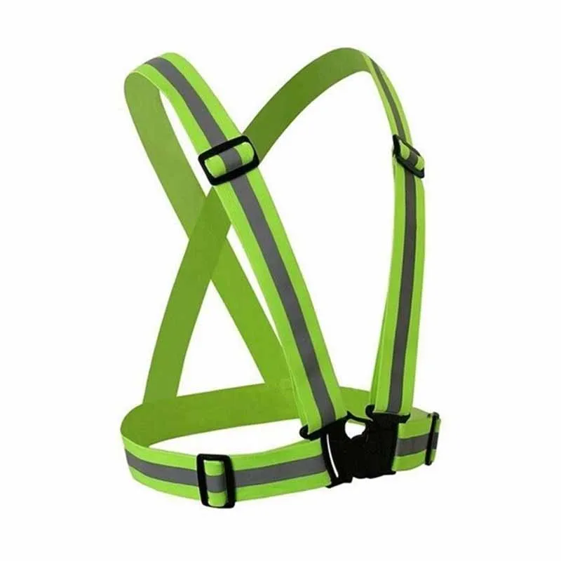 Unisex Safety High Visibility Reflection Vest Waistcoat Outdoor Running Cycling Harness 2 Colors Jacket | Безопасность и защита