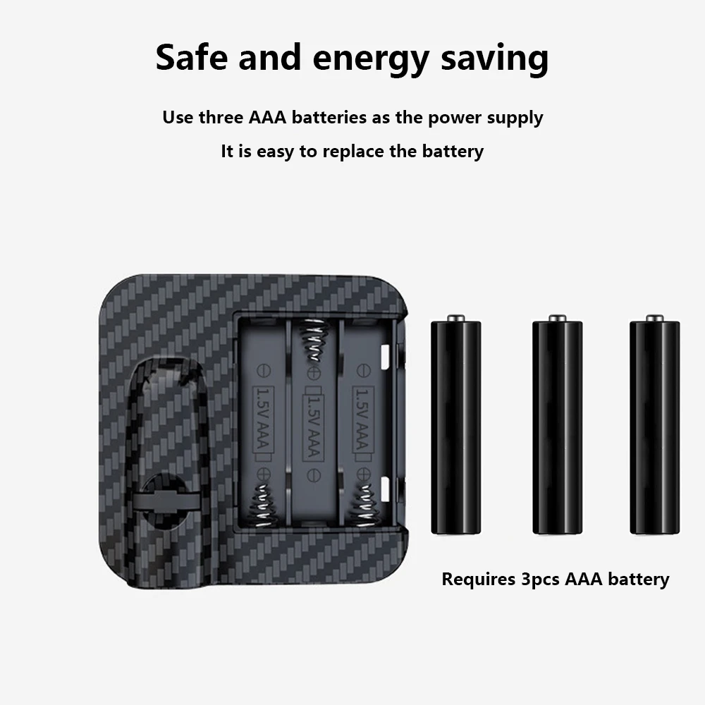 2 шт. текстура из углеродного волокна Универсальный беспроводной универсальный