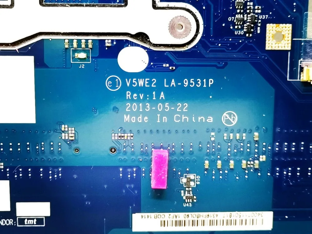 Оригинальный Для ACER E1 572G Материнская плата ноутбука I5 4200U HD7640M V5WE2 LA 9531P испытанное