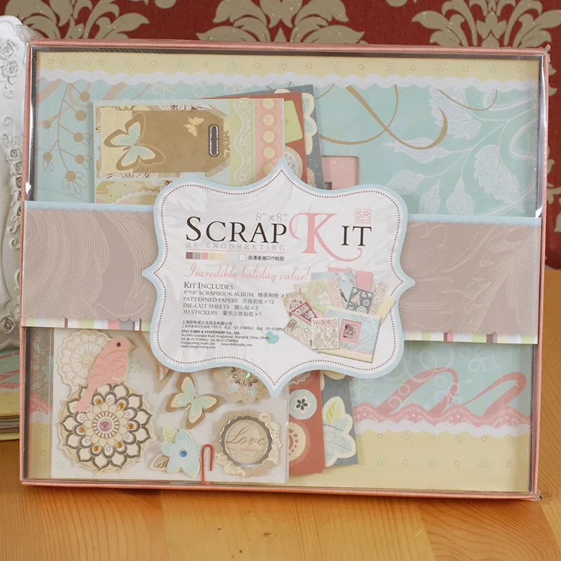 

Набор детских фотостикеров для скрапбукинга и 3D стикеров, 2017